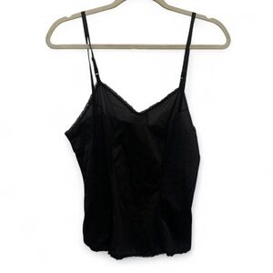 Vintage Vanity Fair Black Slip Tank Top